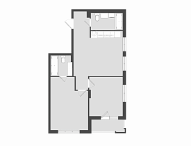 2-комнатная квартира 62.2 м2 резиденции «Прованс»